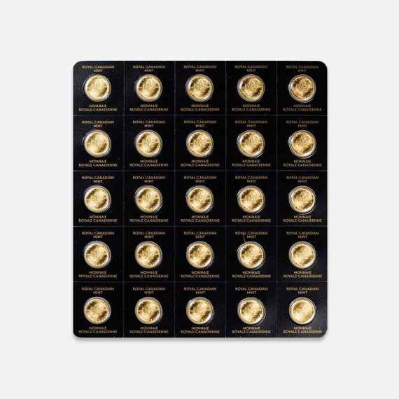 25x1 g złota moneta Kanadyjski Liść Klonowy 25x1 g złota moneta Kanadyjski Liść Klonowy