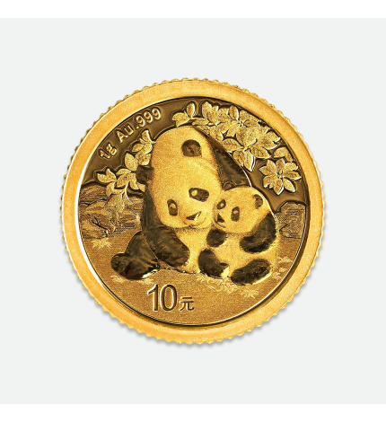 Złota moneta Chińska Panda 1 g Złota moneta Chińska Panda 1 g