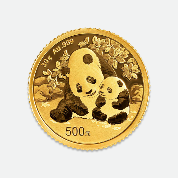 Złota moneta Chińska Panda 30 g