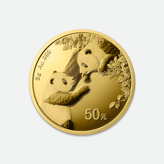 Złota moneta Chińska Panda 3 g Złota moneta Chińska Panda 3 g
