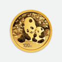 Złota moneta Chińska Panda 8 g Złota moneta Chińska Panda 8 g