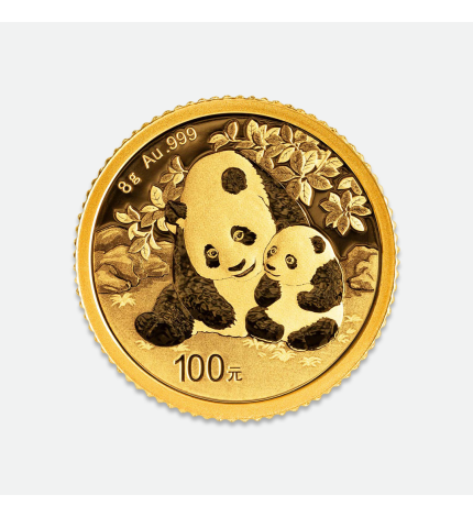 Złota moneta Chińska Panda 8 g Złota moneta Chińska Panda 8 g