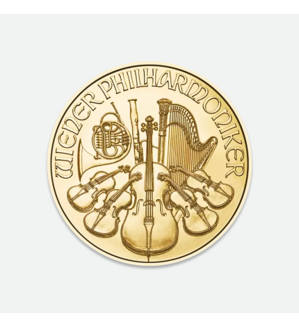 Złota moneta Wiedeńscy Filharmonicy 1/4 uncji Złota moneta Wiedeńscy Filharmonicy 1/4 uncji
