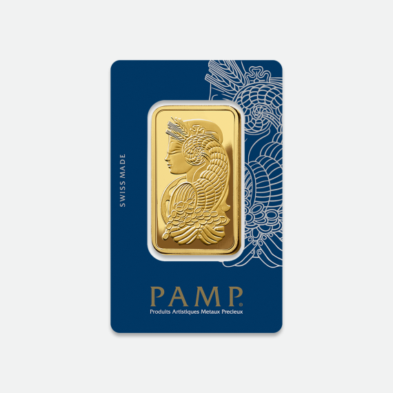 100 g sztabka złota PAMP Fortuna