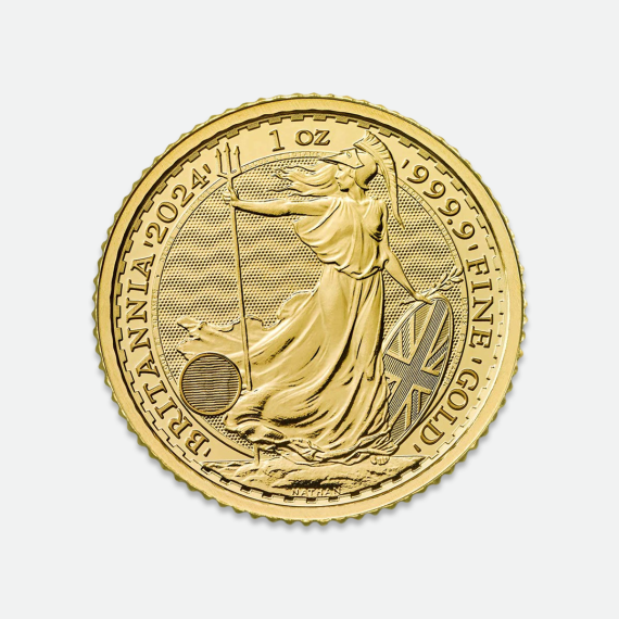 Złota moneta Britannia 1 oz (1 uncja)