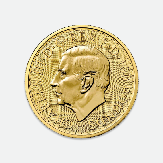 Złota moneta Britannia 1 oz (1 uncja) Złota moneta Britannia 1 oz (1 uncja)
