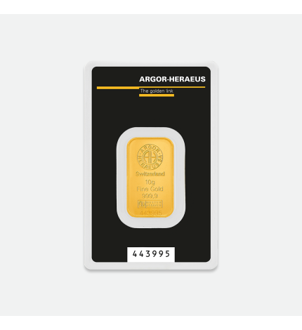 10 g sztabka złota Kinebar 10 g sztabka złota Kinebar