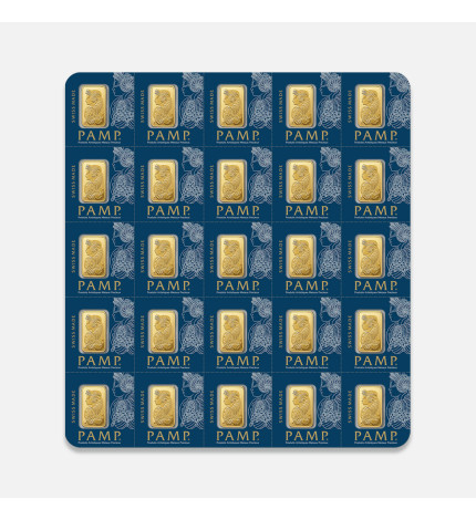 25x1 g sztabka złota Multicard PAMP Fortuna 25x1 g sztabka złota Multicard PAMP Fortuna