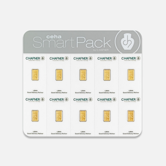 10x1g sztabka złota Smartpack