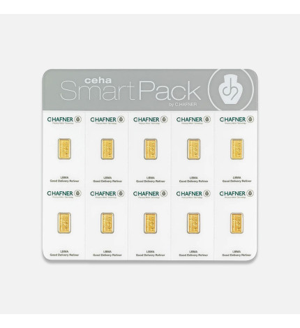 10x2 g sztabka złota Smartpack 10x2 g sztabka złota Smartpack