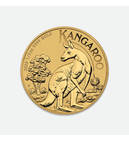 Złota moneta Australijski Kangur 1/2 uncji Złota moneta Australijski Kangur 1/2 uncji