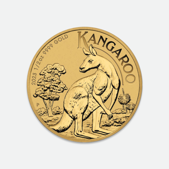 Złota moneta Australijski Kangur 1/2 uncji Złota moneta Australijski Kangur 1/2 uncji