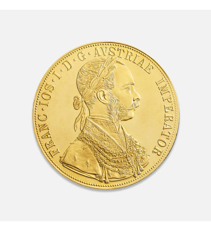 Złota moneta 4 Dukaty Austro-węgierskie Złota moneta 4 Dukaty Austro-węgierskie