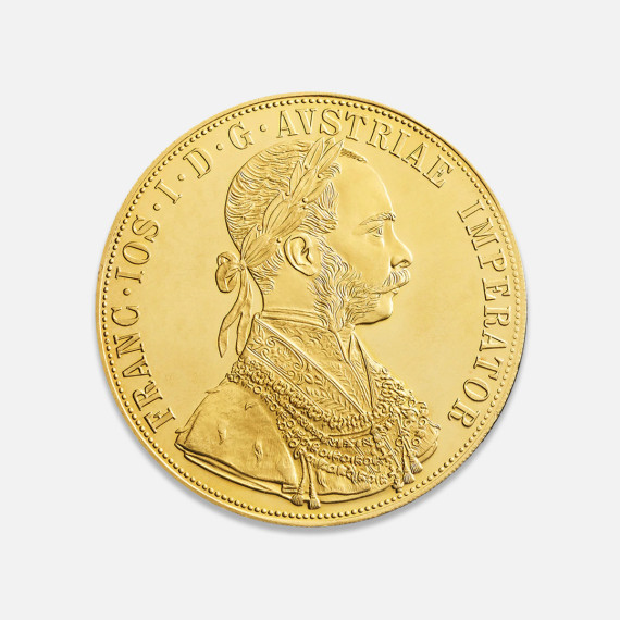 Złota moneta 4 Dukaty Austro-węgierskie Złota moneta 4 Dukaty Austro-węgierskie