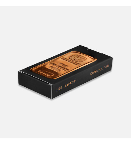 1000 g sztabka miedziana Germania 1000 g sztabka miedziana Germania