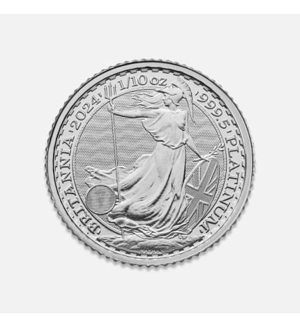 Platynowa moneta Britannia 1/10 uncji Platynowa moneta Britannia 1/10 uncji