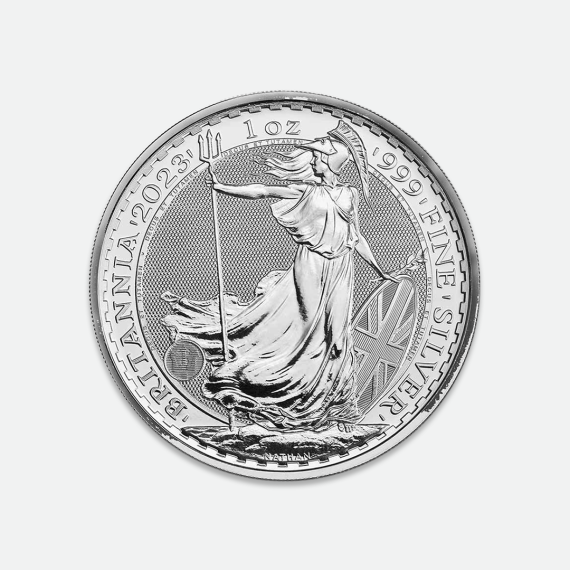 Srebrna moneta Britannia 1 oz (1 uncja)