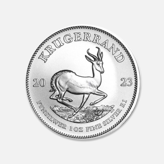 Zestaw: 25x srebrna moneta Krugerrand 1 uncja Zestaw: 25x srebrna moneta Krugerrand 1 uncja