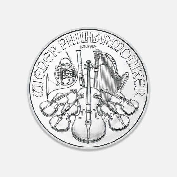 Srebrna moneta Wiedeńscy Filharmonicy 1 oz (1 uncja)