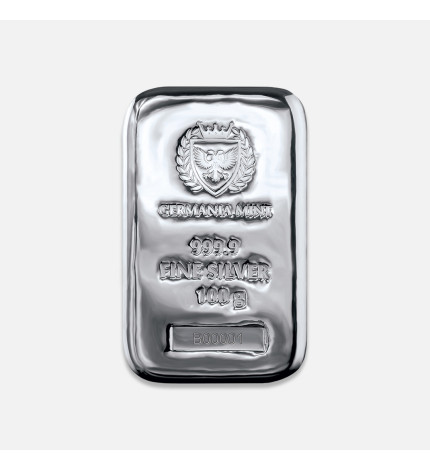 100 g sztabka srebra Germania 100 g sztabka srebra Germania