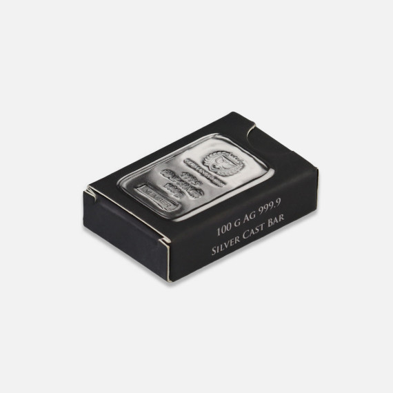 100 g sztabka srebra Germania 100 g sztabka srebra Germania