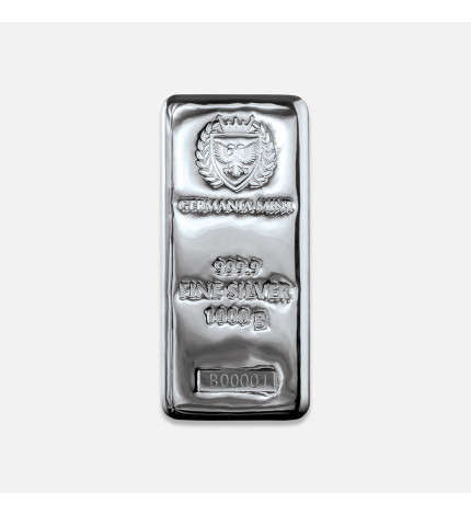 1000 g sztabka srebra Germania 1000 g sztabka srebra Germania