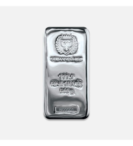 500 g sztabka srebra Germania 500 g sztabka srebra Germania