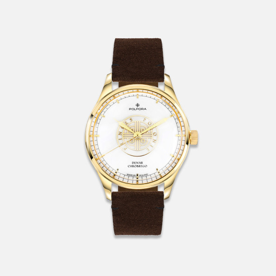 Luksusowy zegarek mechaniczny POLPORA: Denar Chrobrego - Goldenmark