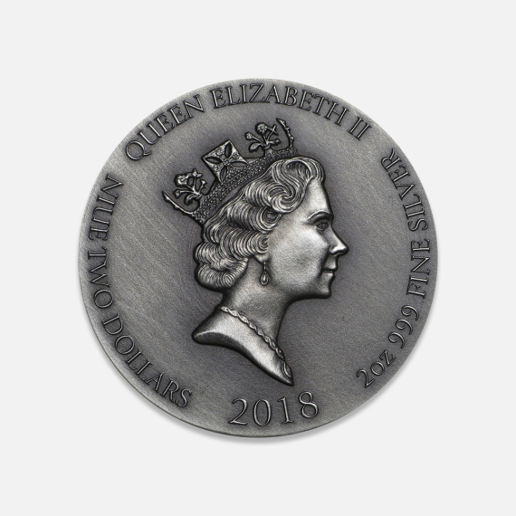 Seria Biblijna: Kuszenie Chrystusa 2 uncje srebra Seria Biblijna: Kuszenie Chrystusa 2 uncje srebra