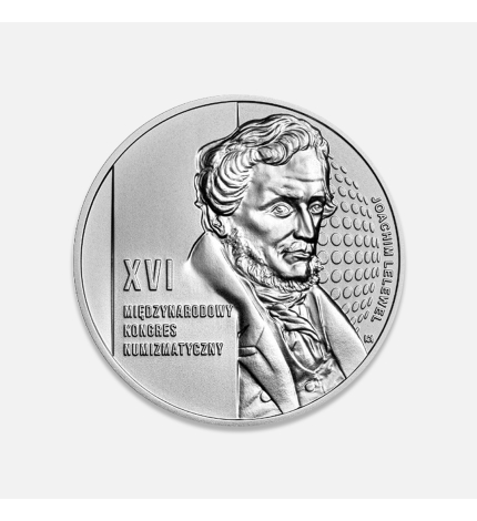 NBP: XVI Międzynarodowy Kongres Numizmatyczny 93,30 g srebra NBP: XVI Międzynarodowy Kongres Numizmatyczny 93,30 g srebra