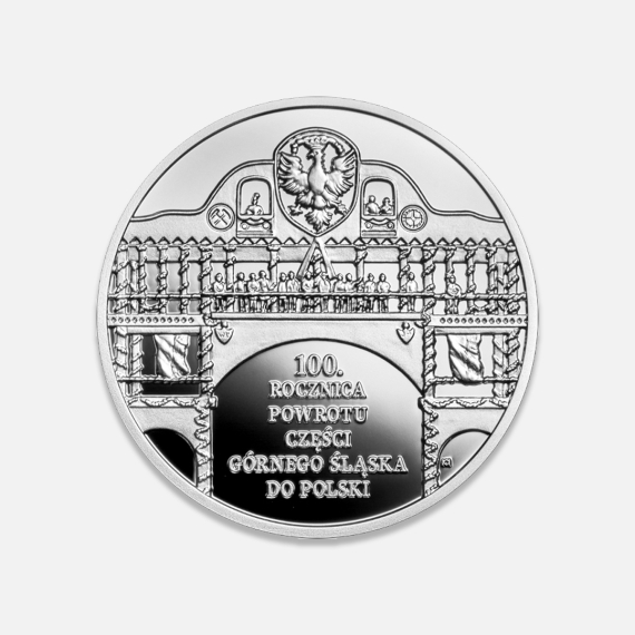 100. Rocznica powrotu części Górnego Śląska do Polski 14,14 g srebra
