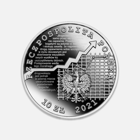 NBP: Wielcy polscy ekonomiści Adam Krzyżanowski 14,14 g srebra NBP: Wielcy polscy ekonomiści Adam Krzyżanowski 14,14 g srebra