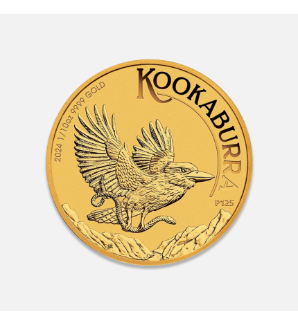 Złota moneta Kookaburra 2024 1/10 uncji Złota moneta Kookaburra 2024 1/10 uncji