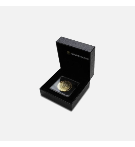 Etui na 1 monetę czarne ekoskóra - Akcesoria - Goldenmark Etui na 1 monetę czarne ekoskóra - Akcesoria - Goldenmark
