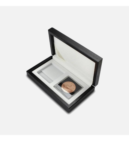 Etui na 2 monety czarne drewniane - Akcesoria - Goldenmark Etui na 2 monety czarne drewniane - Akcesoria - Goldenmark