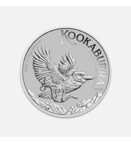 Platynowa moneta Kookaburra 2024 1/10 uncji Platynowa moneta Kookaburra 2024 1/10 uncji