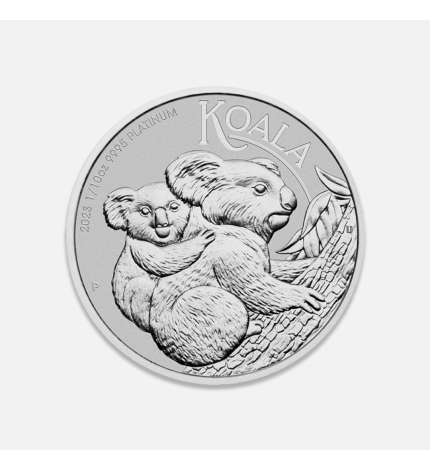 Platynowa moneta Koala 1/10 uncji Platynowa moneta Koala 1/10 uncji