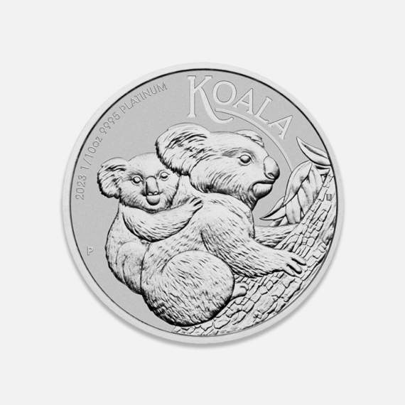 Platynowa moneta Koala 1/10 uncji