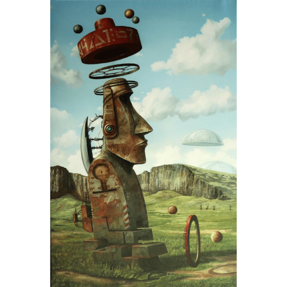 Jarosław Jaśnikowski, Moai ziemi, 2020 Jarosław Jaśnikowski, Moai ziemi, 2020
