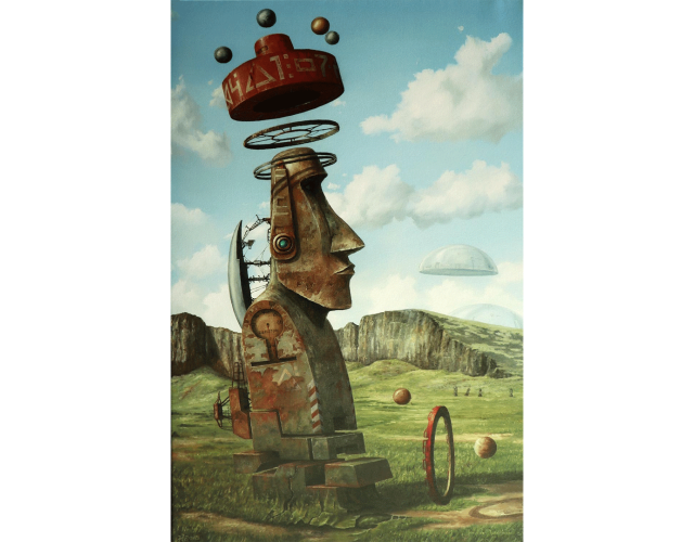 Jarosław Jaśnikowski, Moai ziemi, 2020 Jarosław Jaśnikowski, Moai ziemi, 2020