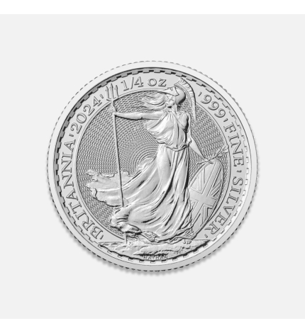 Srebrna moneta Britannia 1/4 uncji Srebrna moneta Britannia 1/4 uncji