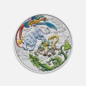Srebrna moneta Chińskie Mity i Legendy Czterech strażników Lan 1 uncja Srebrna moneta Chińskie Mity i Legendy Czterech strażników Lan 1 uncja