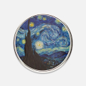 Srebrna moneta kolorowana Vincent van Gogh: Gwiaździsta noc 1 uncja Srebrna moneta kolorowana Vincent van Gogh: Gwiaździsta noc 1 uncja