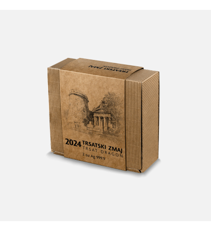 Srebrna moneta Smok z Trsatu 2024 2 uncje Srebrna moneta Smok z Trsatu 2024 2 uncje