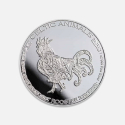 Srebrna moneta Republika Czadu - Celtyckie Zwierzęta - Kogut 2022 1 uncja Srebrna moneta Republika Czadu - Celtyckie Zwierzęta - Kogut 2022 1 uncja