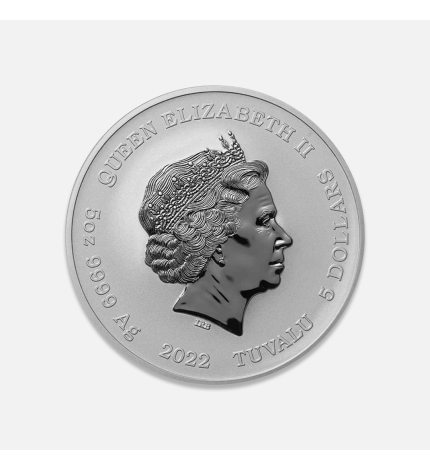 Srebrna moneta Tuvalu -...