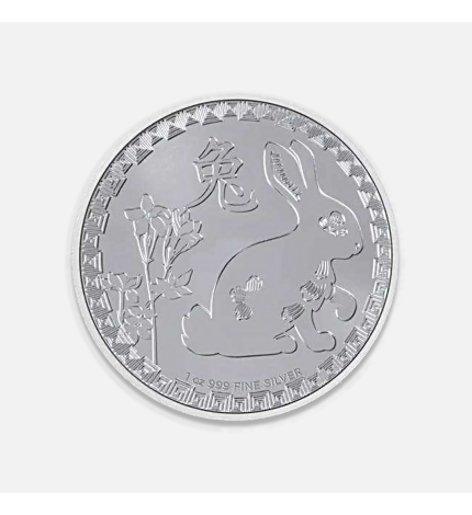 Srebrna moneta Rok Królika 1 uncja Srebrna moneta Rok Królika 1 uncja