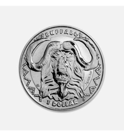 Srebrna moneta Sierra Leone: Buffalo 2023 1 uncja Srebrna moneta Sierra Leone: Buffalo 2023 1 uncja