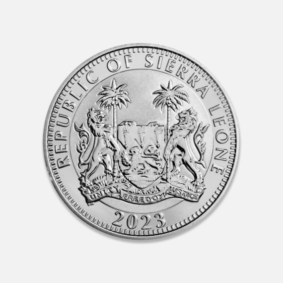 Srebrna moneta Sierra Leone: Buffalo 2023 1 uncja Srebrna moneta Sierra Leone: Buffalo 2023 1 uncja