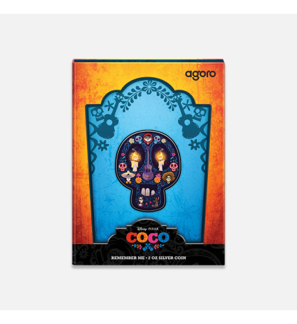 Disney: Coco - Pamiętaj o mnie kolorowana 2 uncje srebra Disney: Coco - Pamiętaj o mnie kolorowana 2 uncje srebra